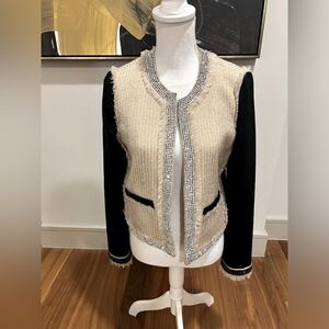 Tory Burch Sairy Bling jacket size 6 NWOT